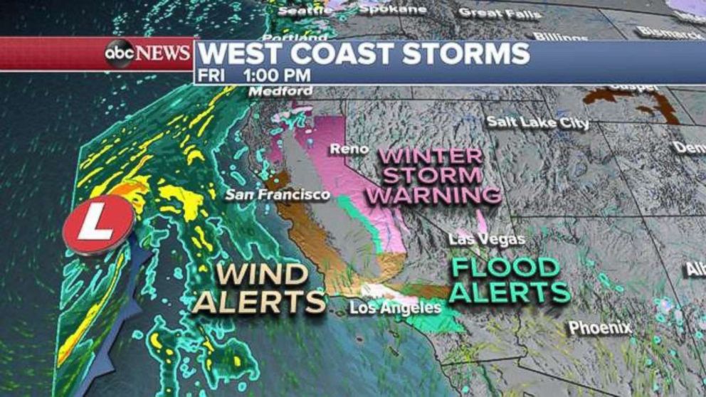 PHOTO: West Coast storms