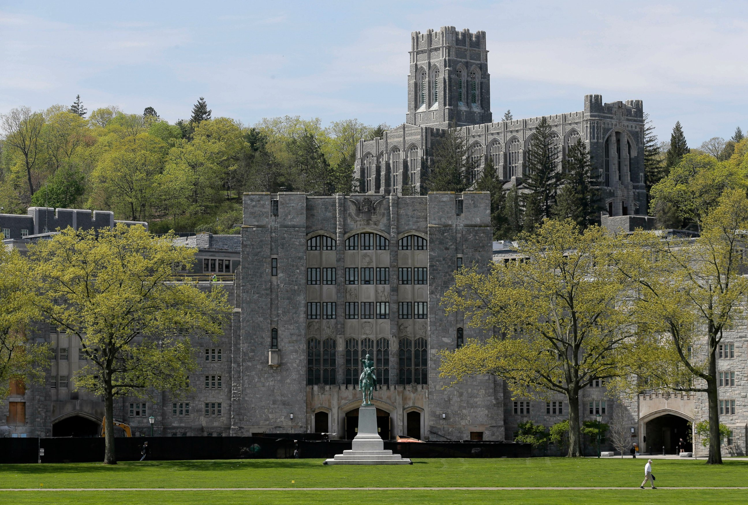 PHOTO: This May 2, 2019 file photo shows a view of the United States Military Academy at West Point, N.Y.