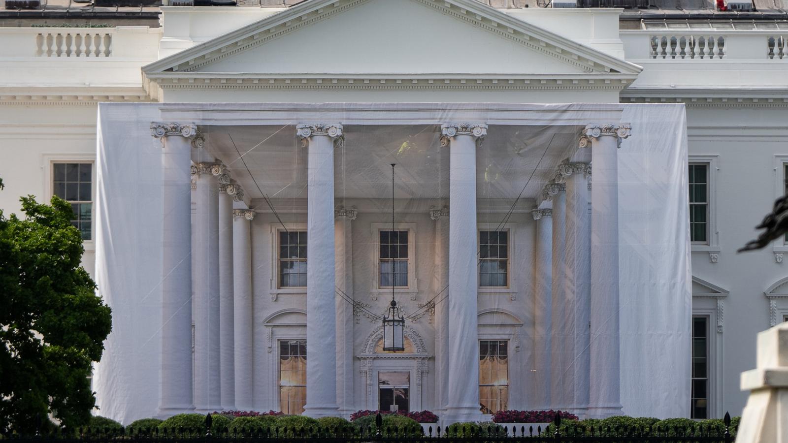White House entrance undergoing 'security enhancements and upgrades'