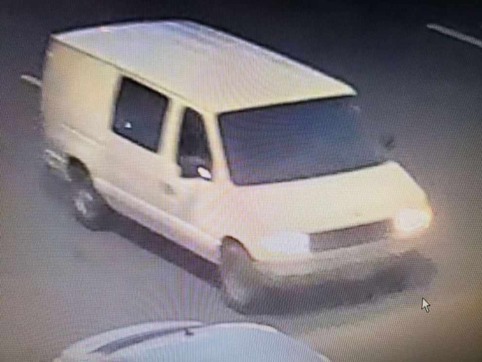 PHOTO: FBI officials released images of a white cargo van wanted in the May 29, 2020, fatal shooting of Federal Protective Services Officer Dave Patrick Underwood during a George Floyd protest in Oakland, California.