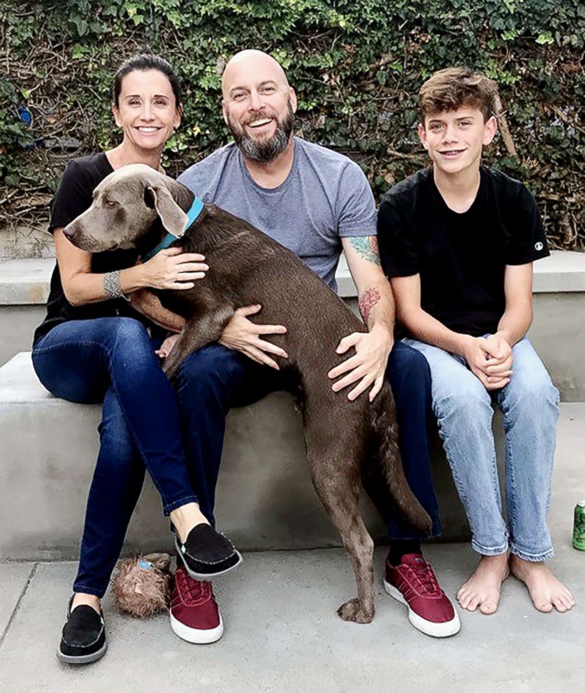 PHOTO: Shannon Whitney is pictured with her husband Ben and their child in this undated family photo.