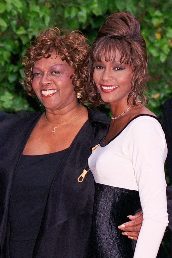 PHOTO: Singer Whitney Houston and her mother Cissy Houston attend the World Music Awards Ceremony on May 4, 1994, in Monaco.