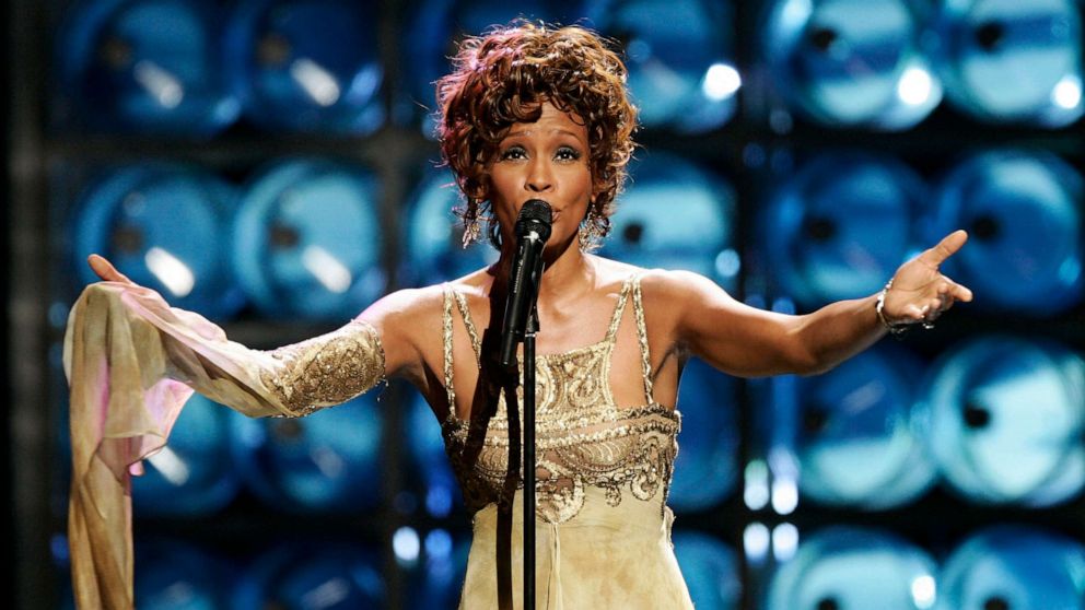 PHOTO: Whitney Houston performs during the 2004 World Music Awards at the Thomas and Mack Center on Sept. 15, 2004 in Las Vegas.