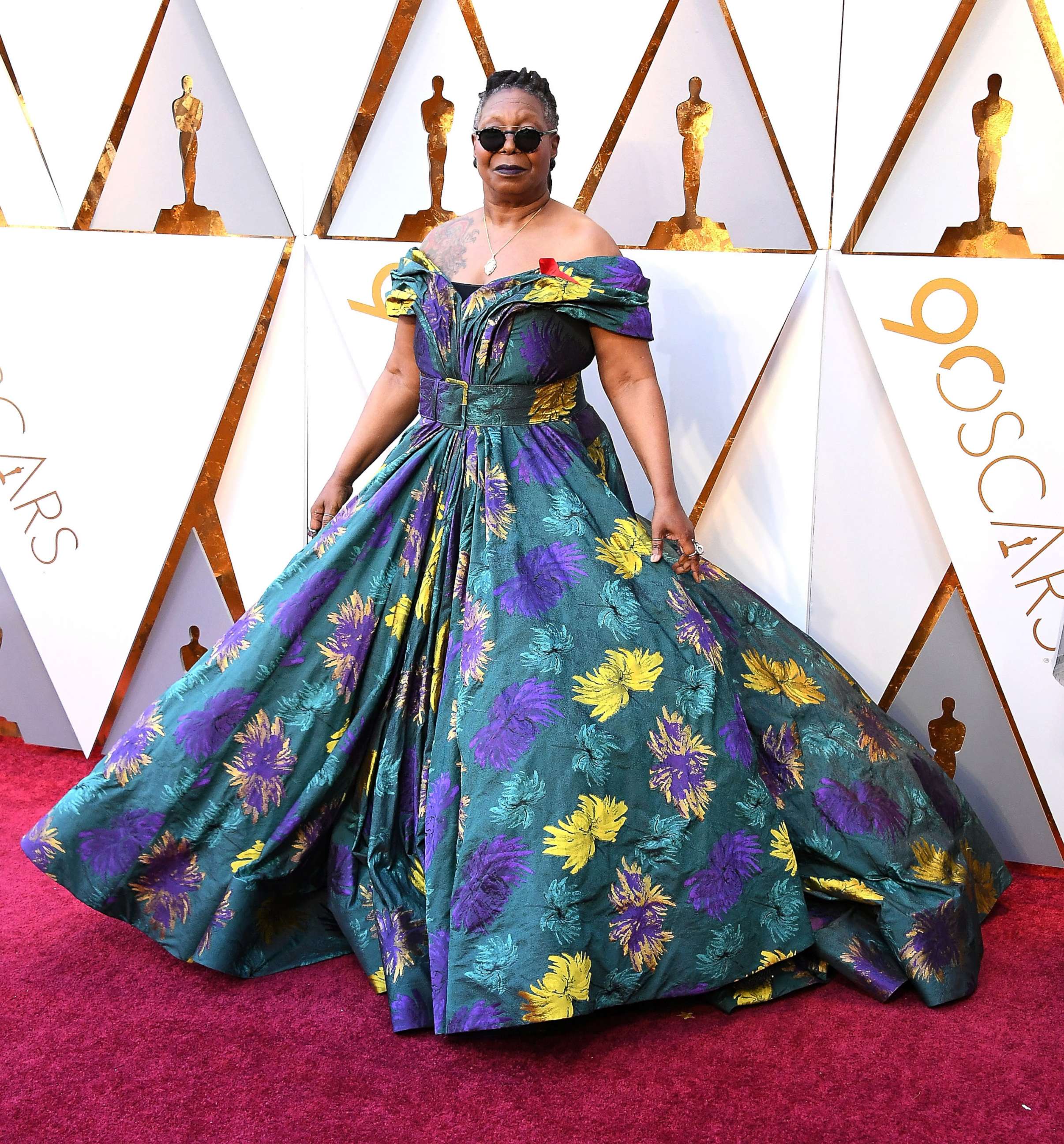 PHOTO: Whoopi Goldberg arrives at the 90th Annual Academy Awards, March 4, 2018, in Hollywood, Calif.