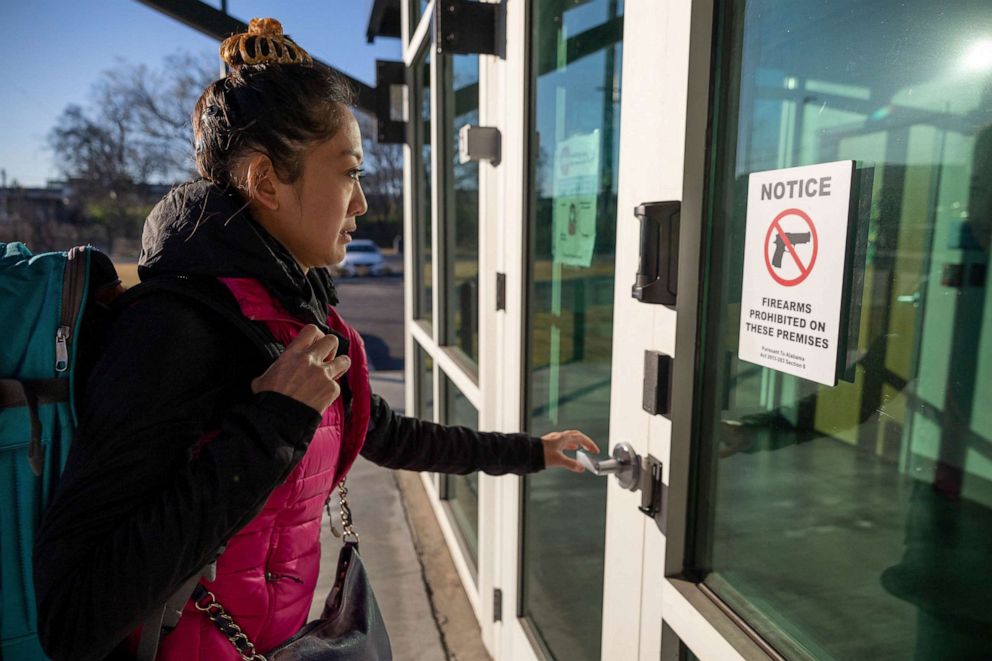 PHOTO: Dr. Shelly Tien, 40, arrives at Planned Parenthood in Birmingham, Alabama, March 14, 2022.