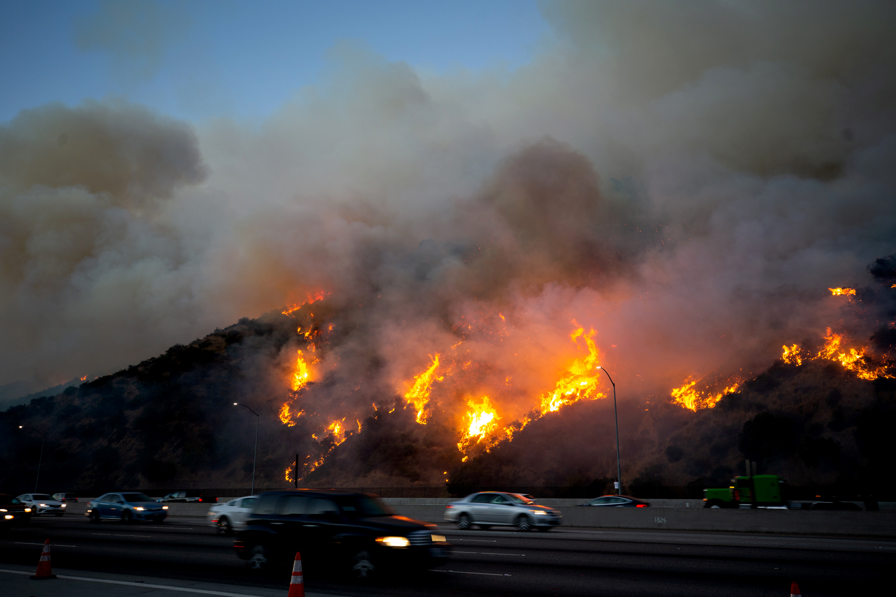 PHOTO: The Getty fire in Los Angeles, Oct. 28, 2019.