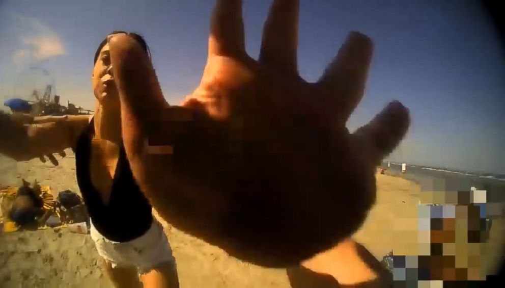 PHOTO: The Wildwood Police Department released body camera footage worn by officers involved in a May 26, 2018 incident in which a woman was repeatedly punched by one of the officers on a New Jersey beach.