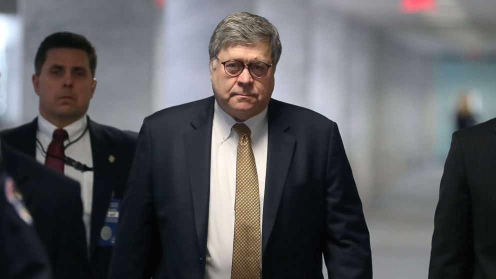 PHOTO: Attorney General nominee William Barr arrives on Capitol Hill, Jan. 29, 2019, in Washington, D.C.