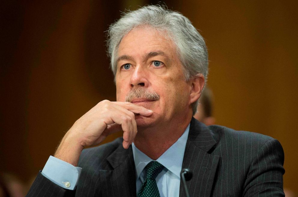 PHOTO: In this March 6, 2014, file photo, then Deputy Secretary of State William Burns testifies on the situation in Syria and the Ukraine to the Senate Foreign Relations Committee on Capitol Hill in Washington, D.C.