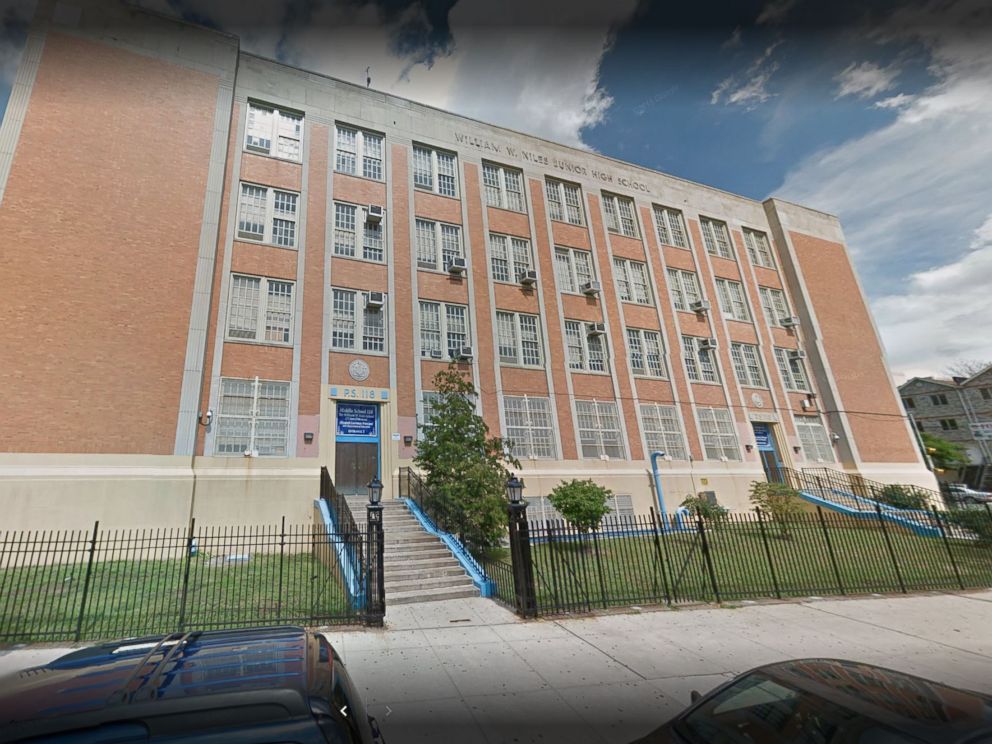 PHOTO: An exterior shot of the William W. Niles School, M.S. 118, in the Bronx borough of New York City.
