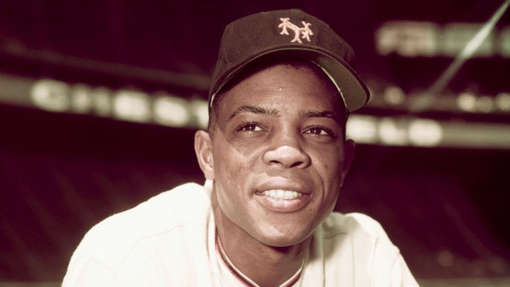 PHOTO: Willie Mays, former New York Giants player, on Aug. 18, 1954.