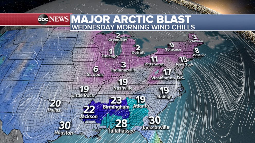 PHOTO: Wednesday morning wind chill.