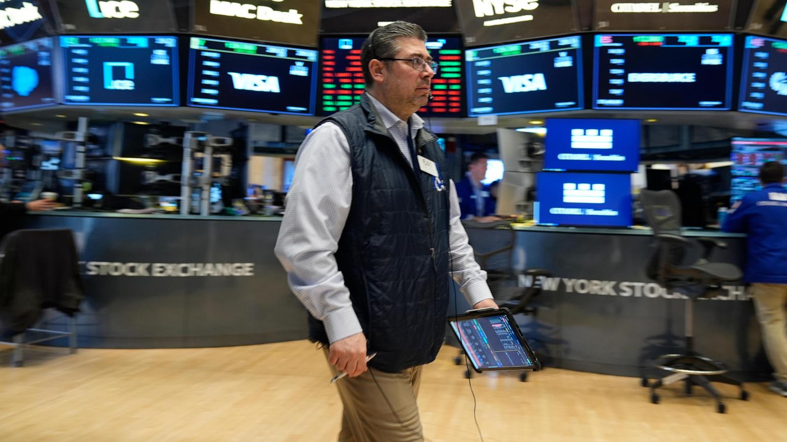 Oil prices ease and stocks jump after Trump says Iran is talking with the US, despite Iran’s denials