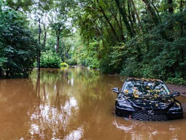 Officials warn that EVs could catch fire if inundated with saltwater from Hurricane Helene