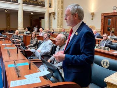 Kentucky lawmaker dies weeks after plunging into an empty swimming pool on a mower