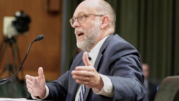 Office of Management and Budget director Russell Vought testifies during a Senate Appropriations Committee hearing on the rescissions package on Capitol Hill, Wednesday, June 25, 2025, in Washington. (AP Photo/Mariam Zuhaib)
