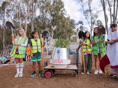 A Southern California school plants a 'Moon Tree' grown with seeds flown in space