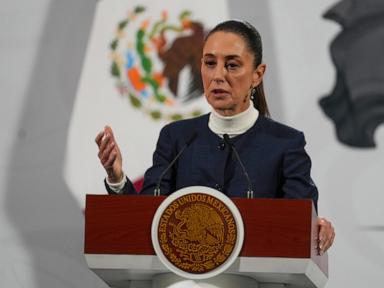 Mexico's president says her government requested US surveillance drone flights