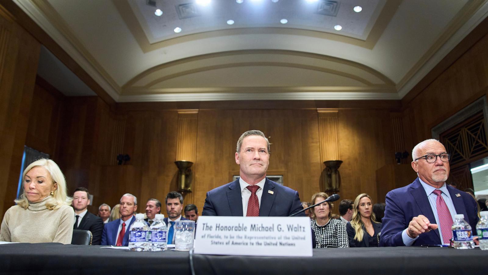 Mike Waltz to face grilling over Signal chat at Senate hearing for UN role