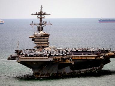 The USS Abraham Lincoln arrives in Thailand following its Middle East deployment