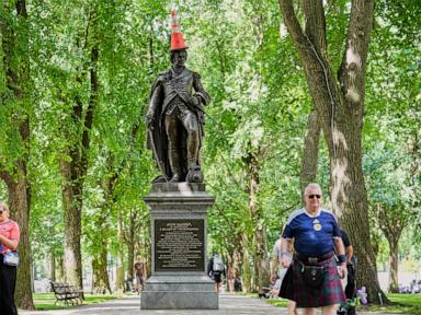 Scottish traffic cone gets dignitary's welcome in Boston after World Cup friendship
