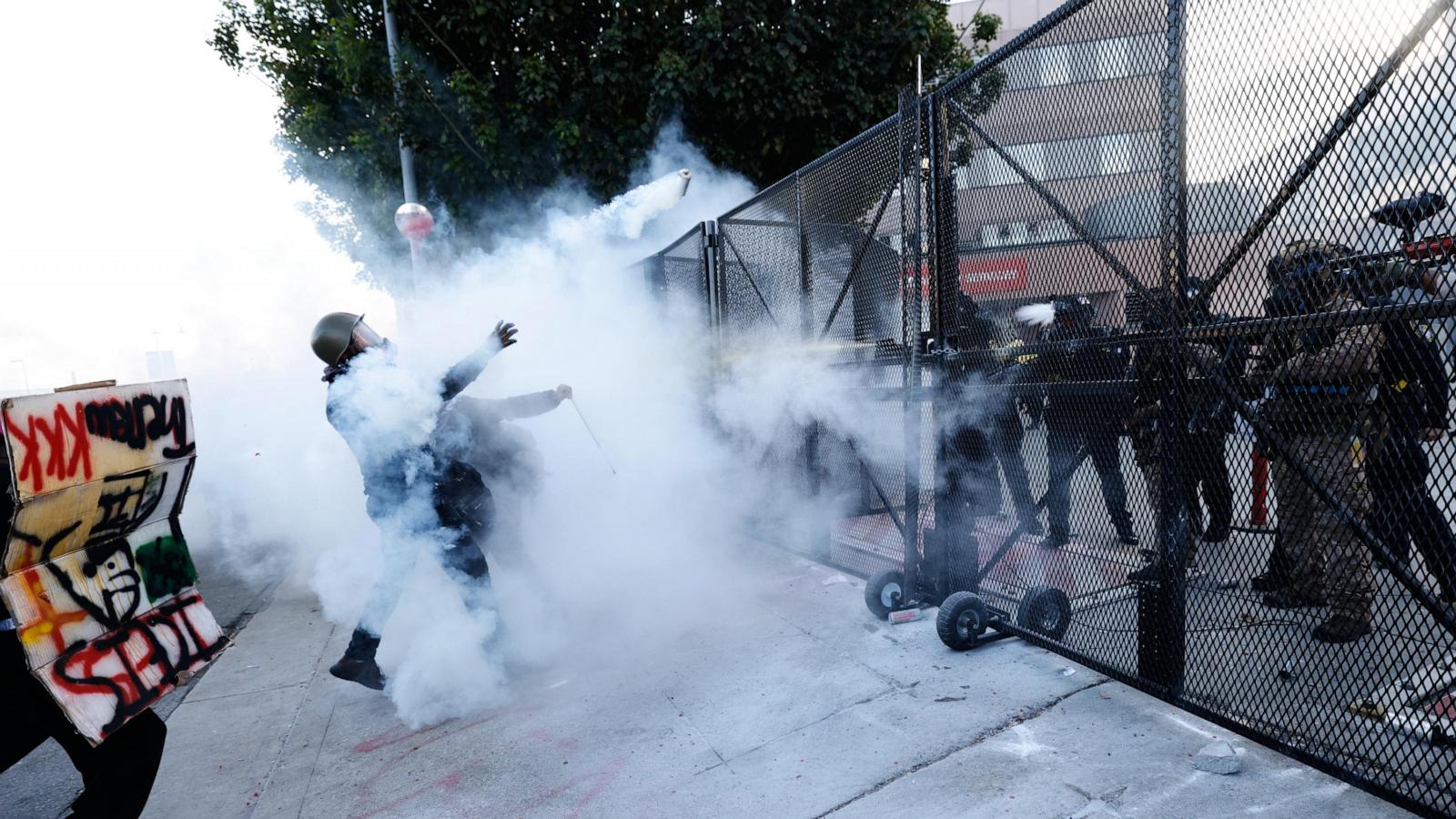 Dozens arrested for failing to disperse after ‘No Kings’ rally in Los Angeles