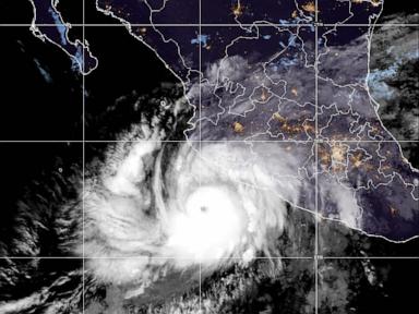Simon strengthens into a Category 4 hurricane as it approaches Mexico's coast