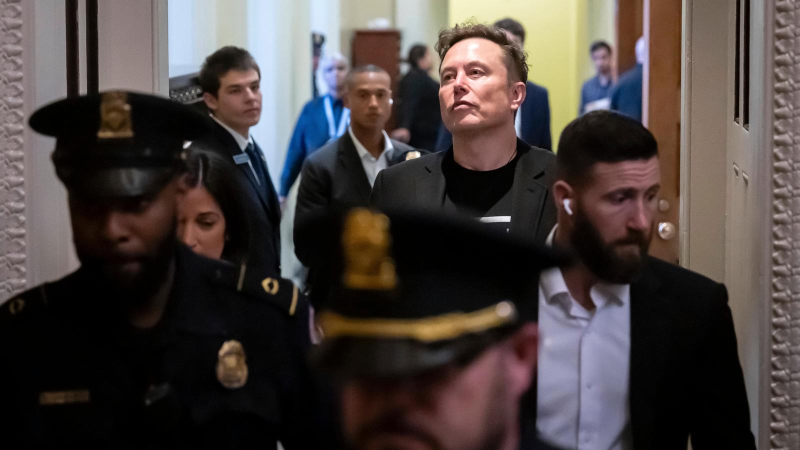 Elon Musk tells Republican lawmakers he’s not to blame for federal firings