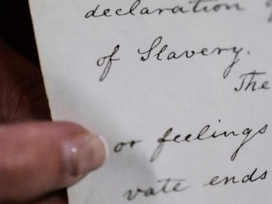 Anti-slavery document from 1847 reveals American Baptists' commitment to abolition
