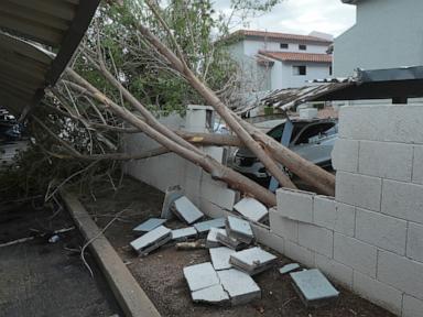 Violent Arizona storms bring possible tornado, toppled trees and golf ball-size hail