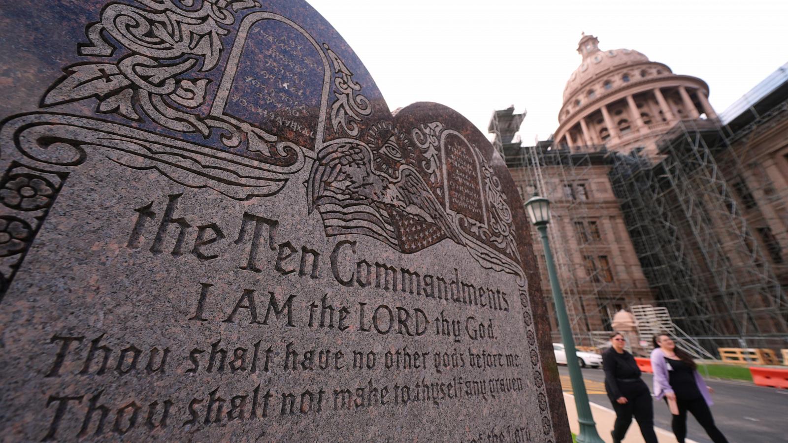 Texas law will require Ten Commandments to be posted in every public school classroom