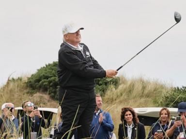 Trump is heading to his golf course in Ireland to watch the Irish Open golf tournament next month