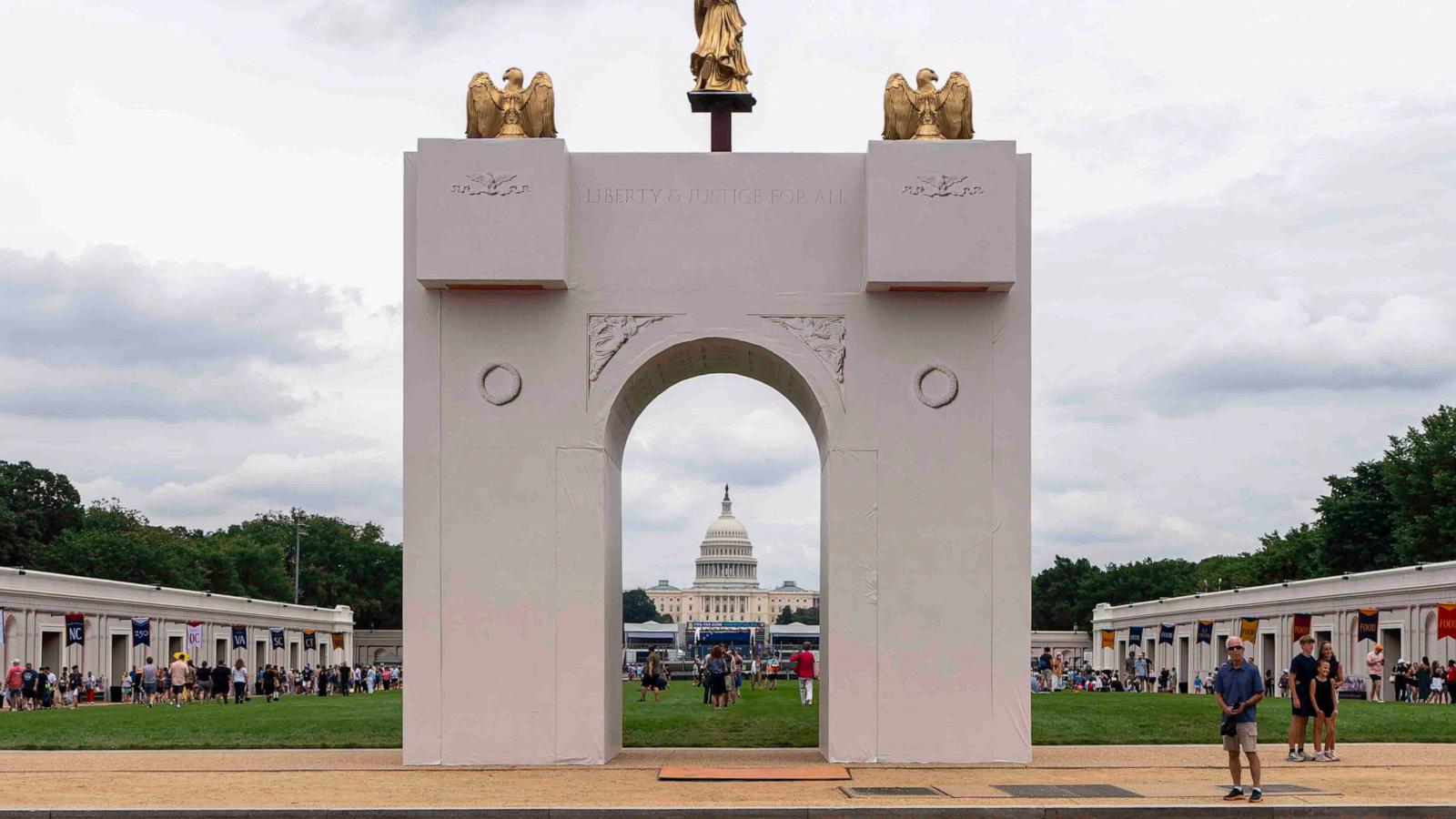 National Park Service backs Trump's arch, despite its impact on Washington's sightline