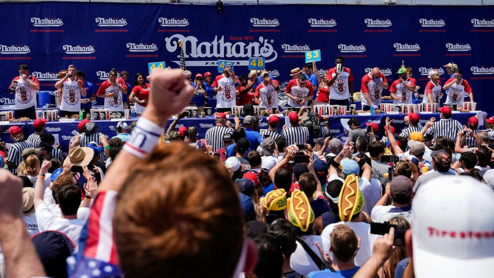 Bertoletti and Sudo are the best dogs at Nathan’s famous power eating competition, long-time champion missing