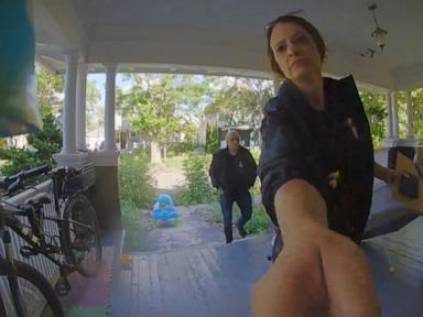 Another New York resident says he was warned by officers after criticizing ICE