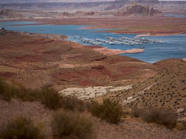 Lake Powell hits record low, threatening key water and electricity supply for millions