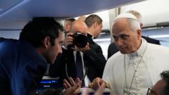 Pope Leo XIV affirms need for media when asked about Trump ban at White House