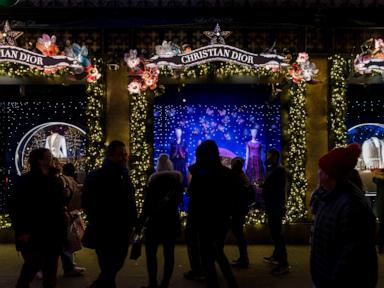 Saks Fifth Avenue's holiday light display in Manhattan changing up this season