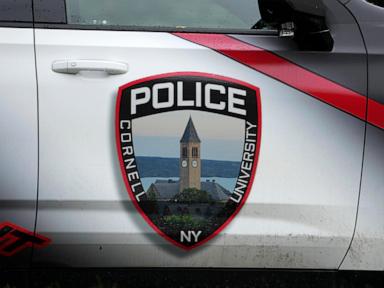 Cornell building is sprayed with graffiti blasting school's response to gang rape complaint