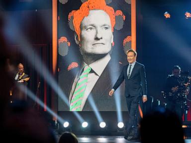 Conan O'Brien to receive Mark Twain Prize for humor as politics roils Kennedy Center