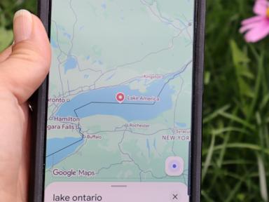 How Google Maps Handled a Presidential Name Change for Lake Ontario