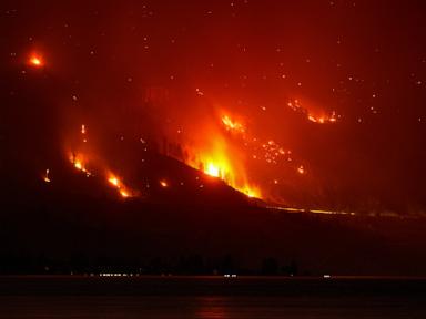 Wildfires burn across western US and Canada as residents are evacuated