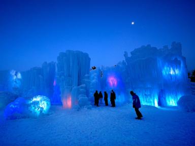 Dazzling Ice Castles draw tourists to New Hampshire, other states