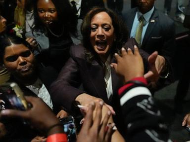 Kamala Harris urges a 'too big to rig' turnout for the midterms and tees off on Trump