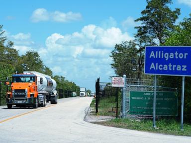 All detainees from immigration facility 'Alligator Alcatraz' have been transferred, DHS says
