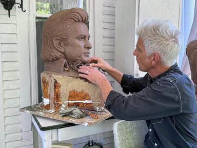 Hello, I'm Johnny Cash's statue: A monument to the singer is unveiled at the US Capitol