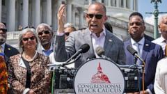  Congressional Black Caucus presses companies in the US to oppose Republican redistricting push