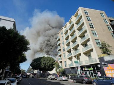 'Morrison Hotel' made famous by The Doors goes up in flames in LA