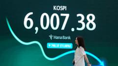  South Korea's Kospi share index falls 7% and other Asian shares are mixed as oil prices surge