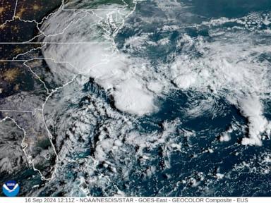 Tropical storm conditions expected for parts of the Carolinas